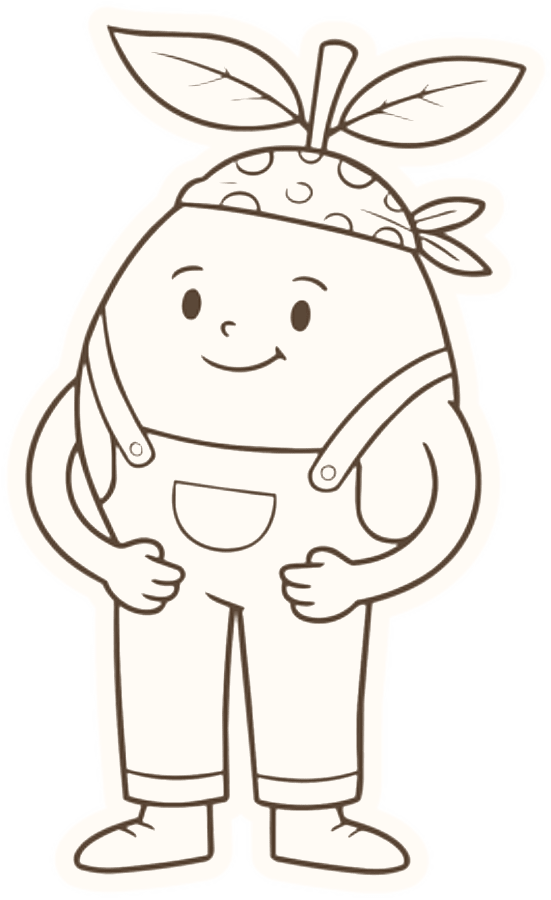 Guava, la mascota de La Guayaba Creativa